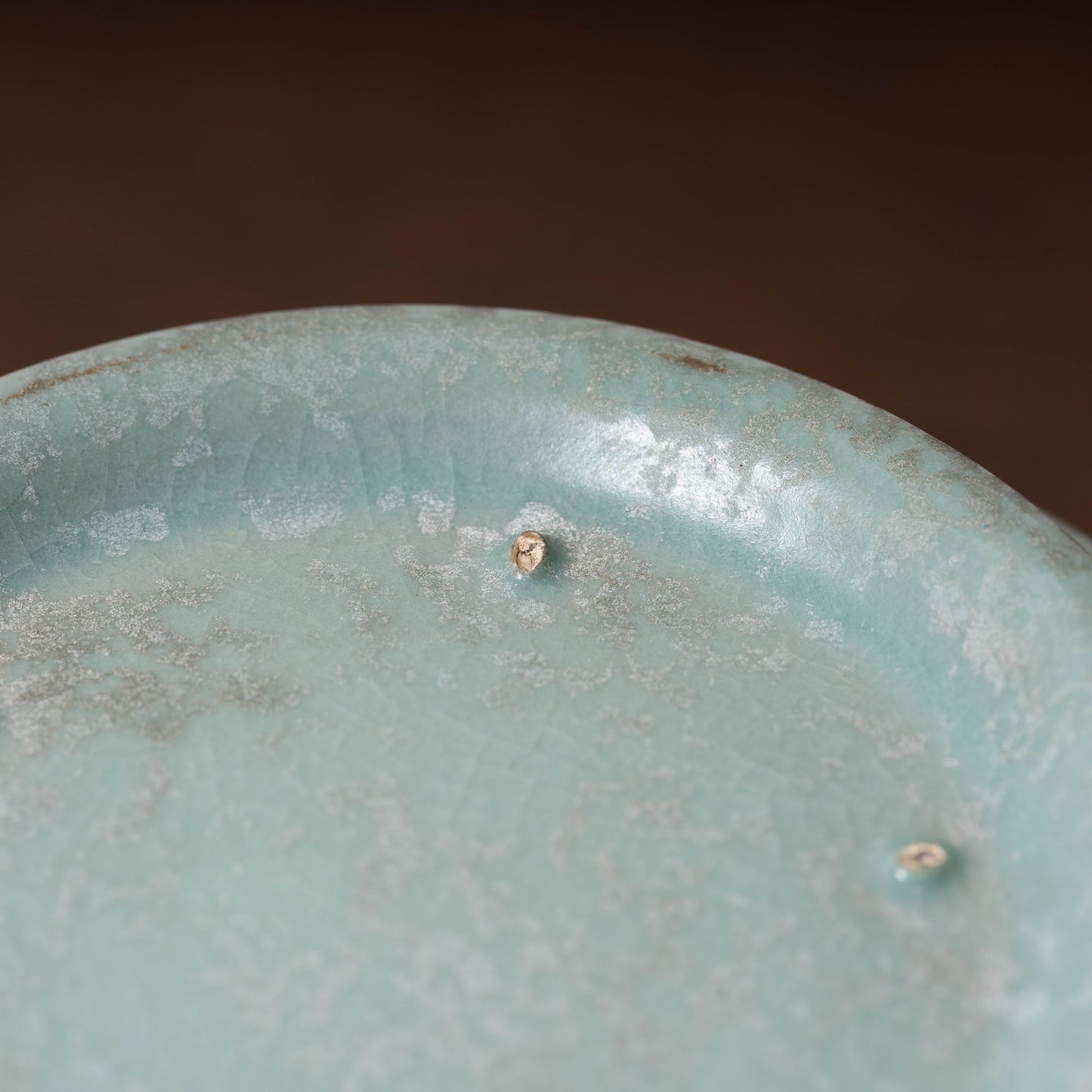 Northern Song Dynasty Ru ware Celadon Jar with Flower Rim and Animal Design