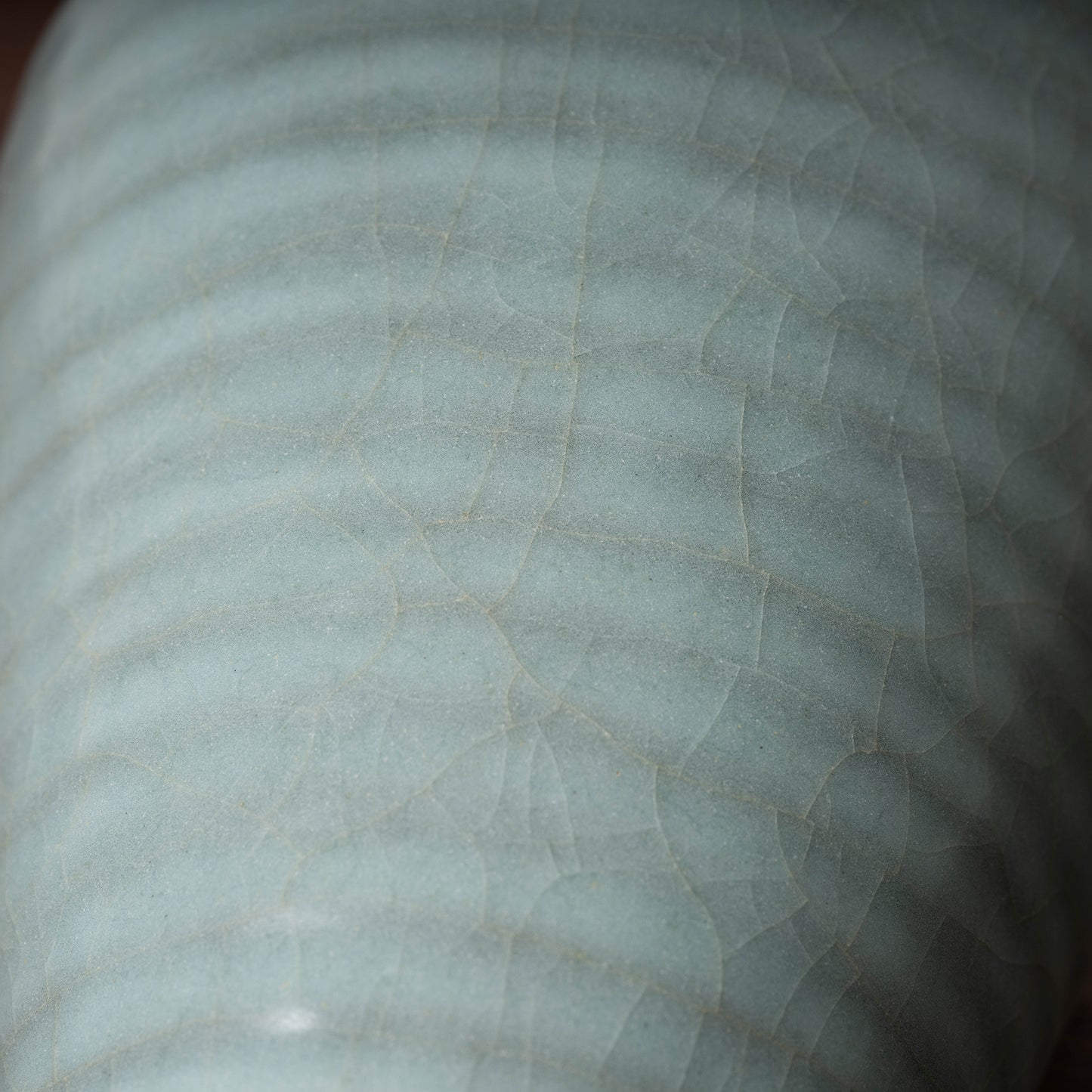 Southern Song Dynasty Celadon Meiping Bottle with String Relief Design