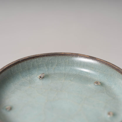 Southern Song Dynasty Celadon Meiping Bottle with String Relief Design