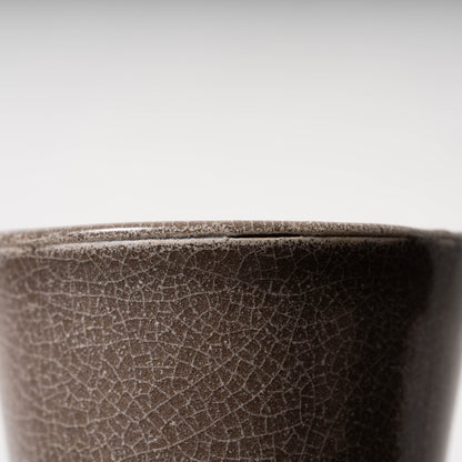 Southern Song Dynasty Ge ware Rice-colored Celadon Bottle with Two Cylinder Ears