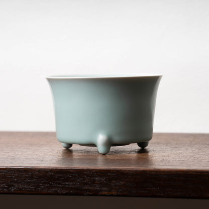 Ming Dynasty Longquan Celadon Censer with Three Legs