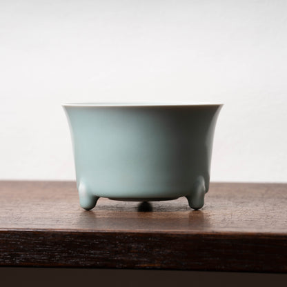 Ming Dynasty Longquan Celadon Censer with Three Legs