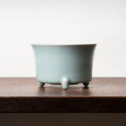 Ming Dynasty Longquan Celadon Censer with Three Legs