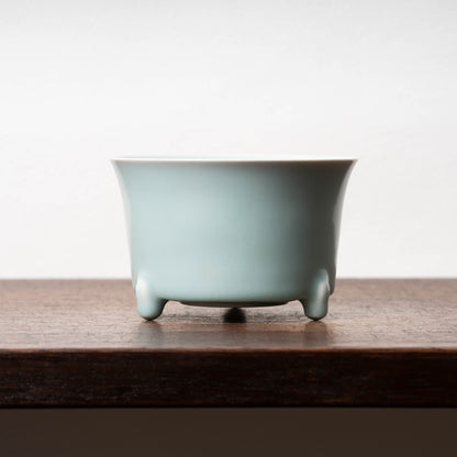 Ming Dynasty Longquan Celadon Censer with Three Legs