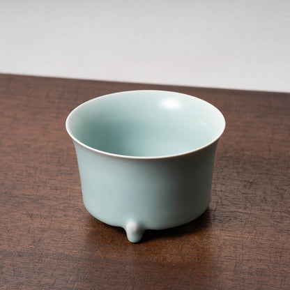 Ming Dynasty Longquan Celadon Censer with Three Legs
