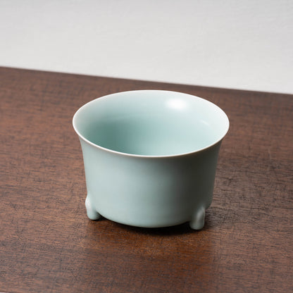 Ming Dynasty Longquan Celadon Censer with Three Legs