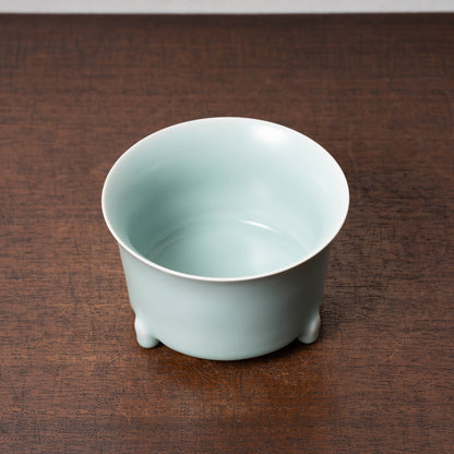 Ming Dynasty Longquan Celadon Censer with Three Legs