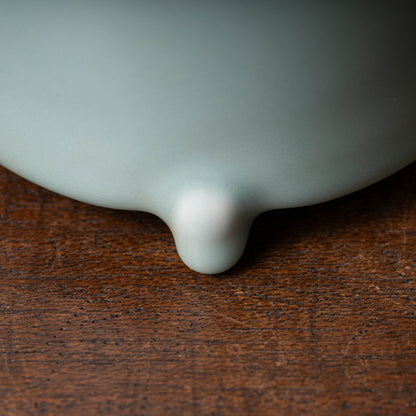 Ming Dynasty Longquan Celadon Censer with Three Legs