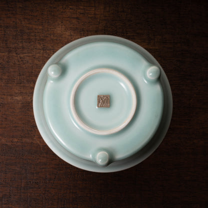 Ming Dynasty Longquan Celadon Censer with Three Legs