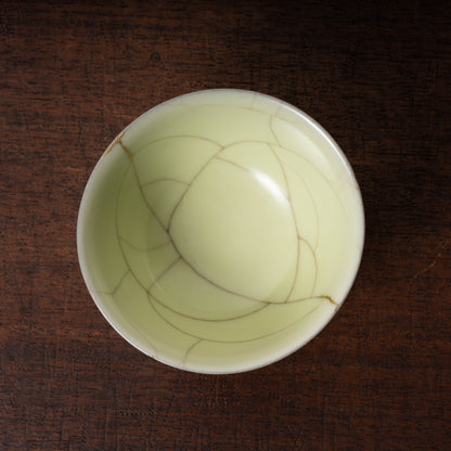 Qing Dynasty Ge ware Celadon Bowl(kintsugi)