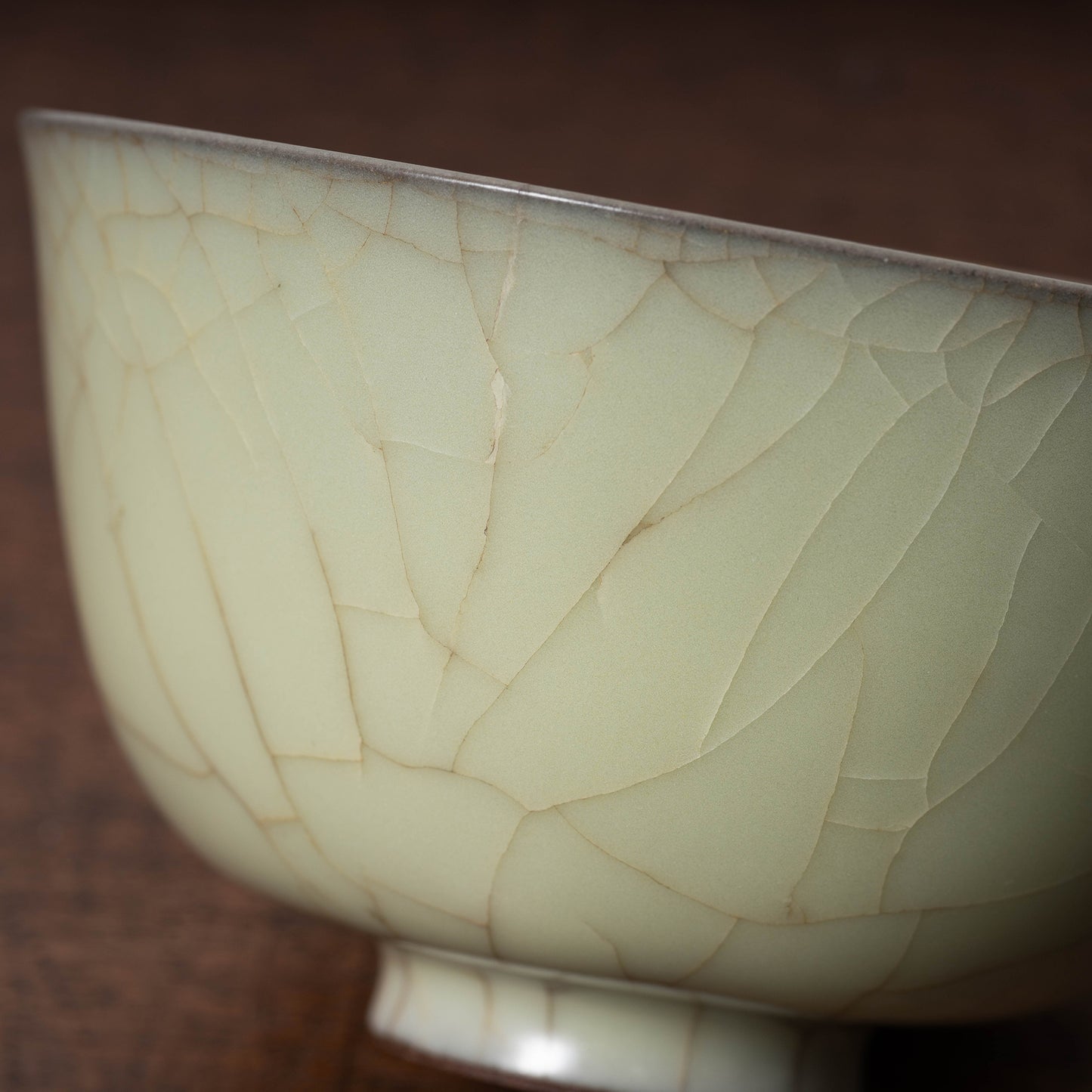 Qing Dynasty Ge ware Celadon Bowl(kintsugi)
