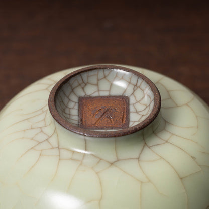 Qing Dynasty Ge ware Celadon Bowl(kintsugi)