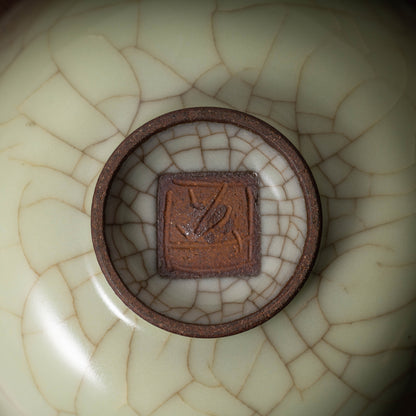 Qing Dynasty Ge ware Celadon Bowl(kintsugi)