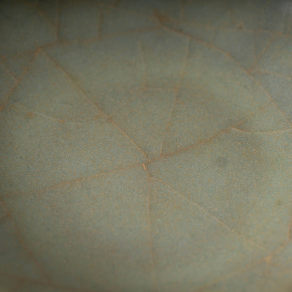 南宋官窯 青磁花口碗