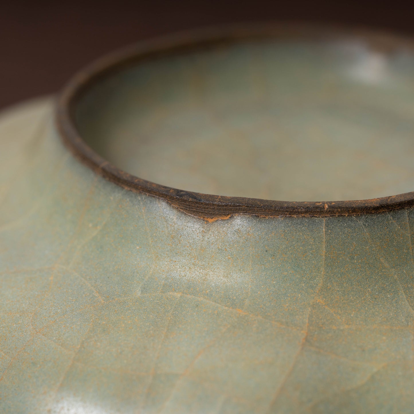 南宋官窯 青磁花口碗