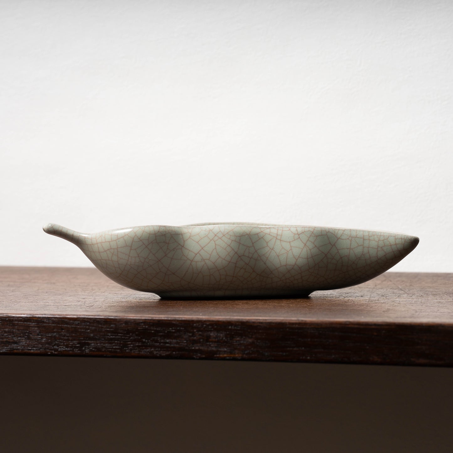 清代 哥窯豆莢形洗