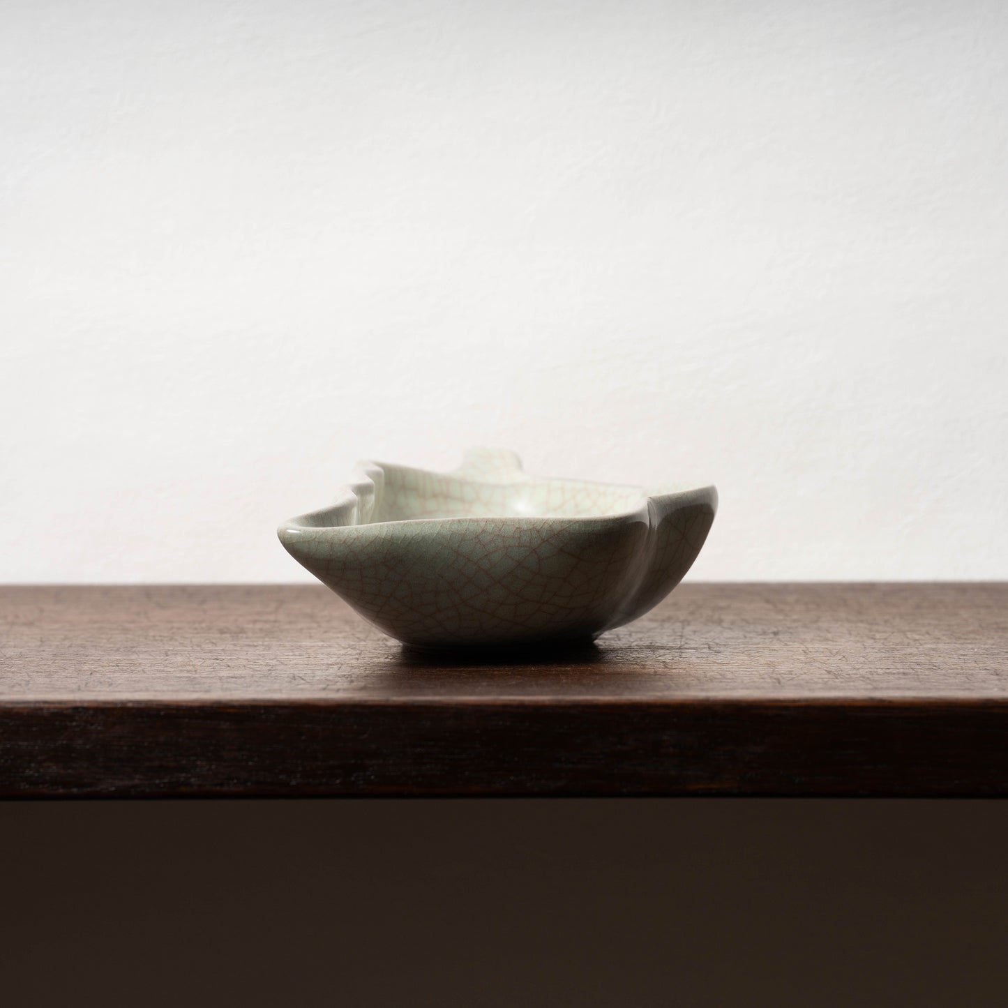 清代 哥窯豆莢形洗