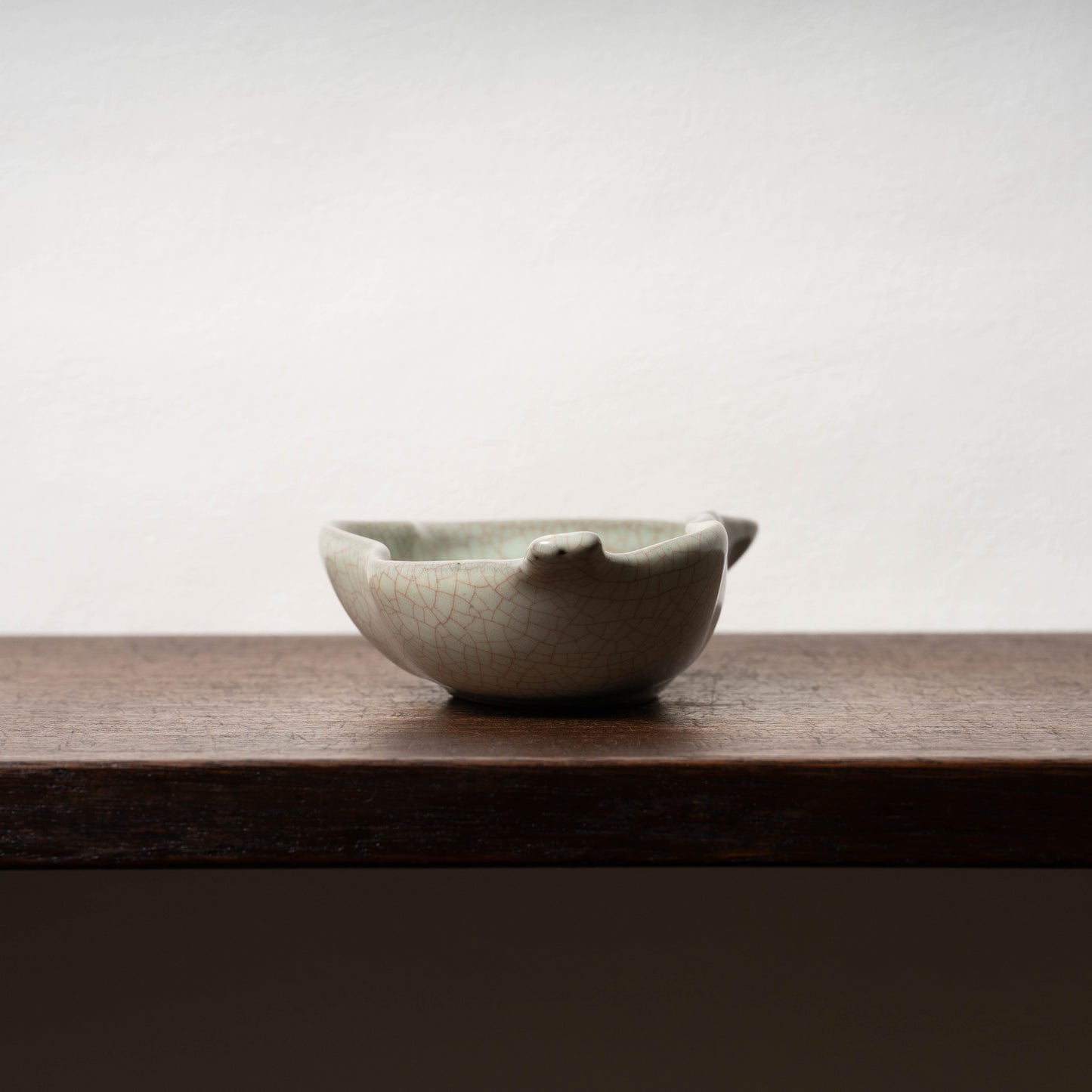 清代 哥窯豆莢形洗