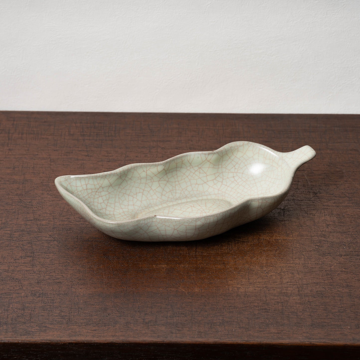 清代 哥窯豆莢形洗