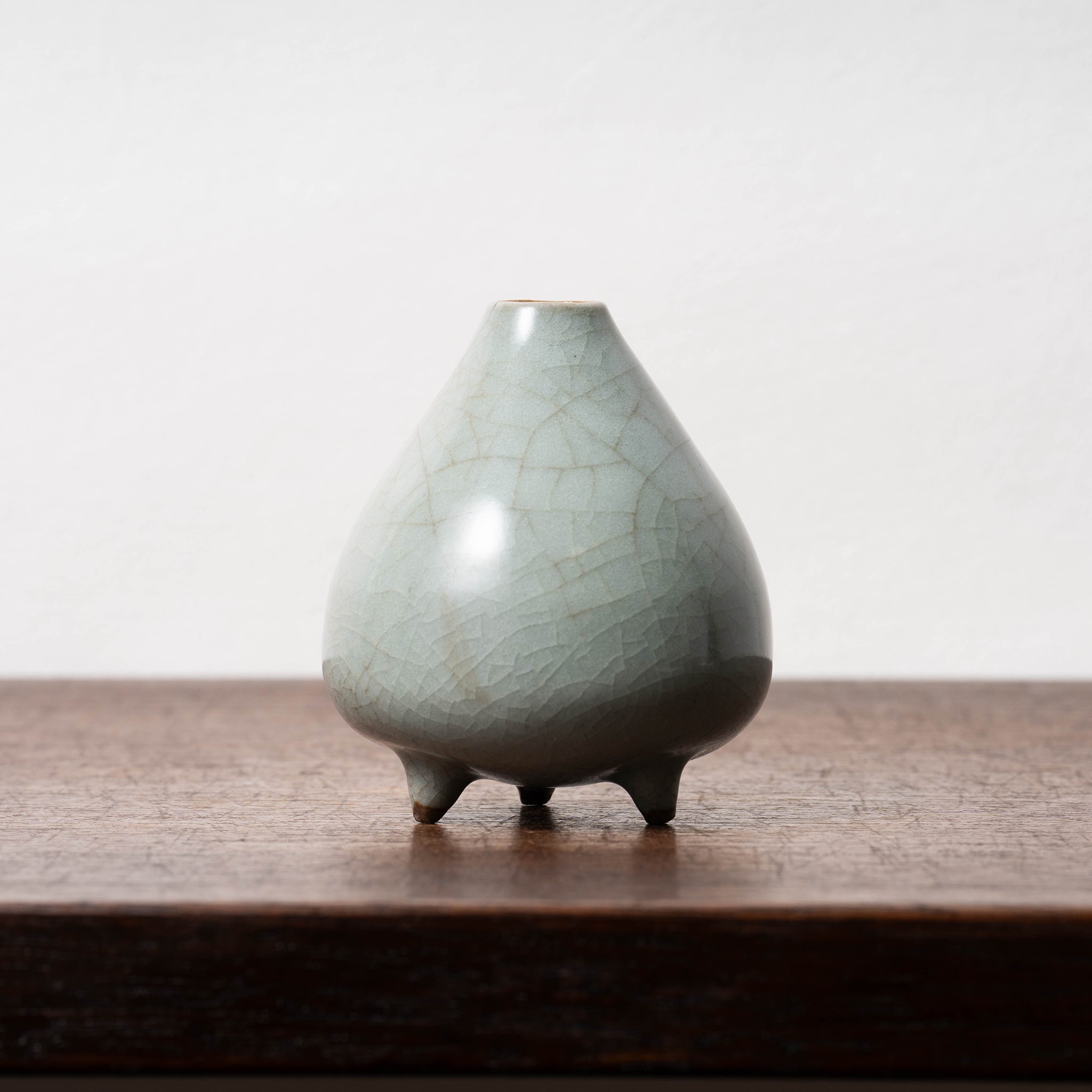 中国　新渡　青花　花文瓶　V　R6030 中国 新渡 青花 花文瓶 V R6030