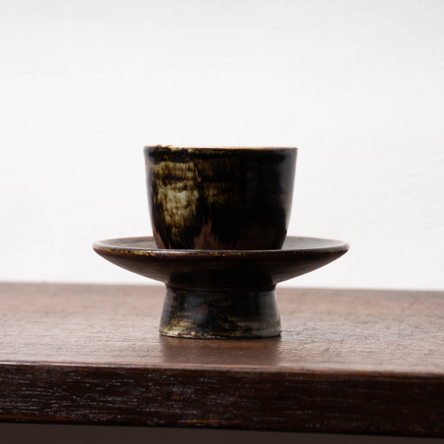 Joseon Dynasty Conical Shaped Bowl and Stand