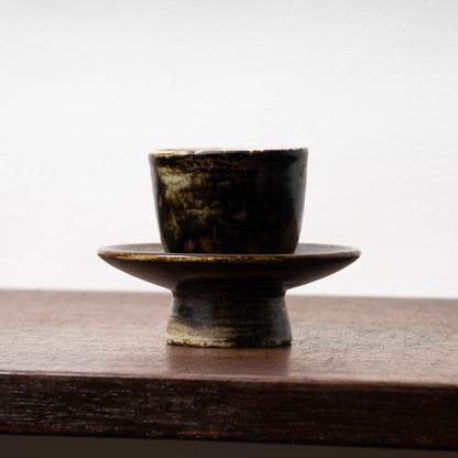 Joseon Dynasty Conical Shaped Bowl and Stand