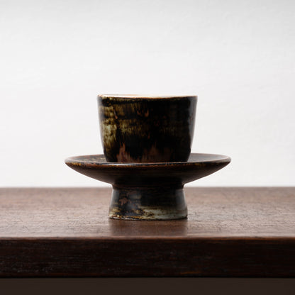 Joseon Dynasty Conical Shaped Bowl and Stand