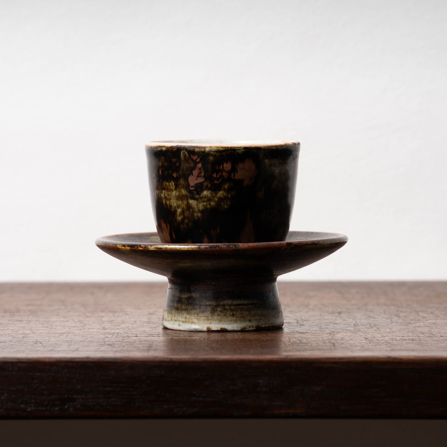 Joseon Dynasty Conical Shaped Bowl and Stand