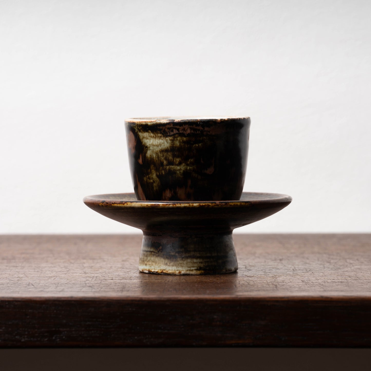 Joseon Dynasty Conical Shaped Bowl and Stand