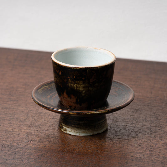 Joseon Dynasty Conical Shaped Bowl and Stand