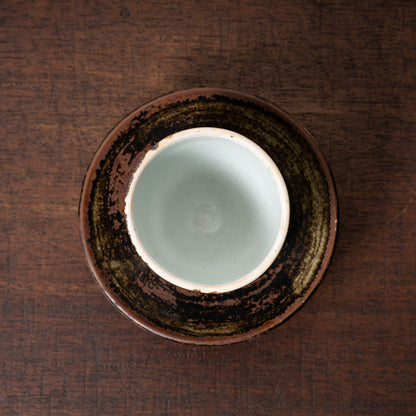 Joseon Dynasty Conical Shaped Bowl and Stand