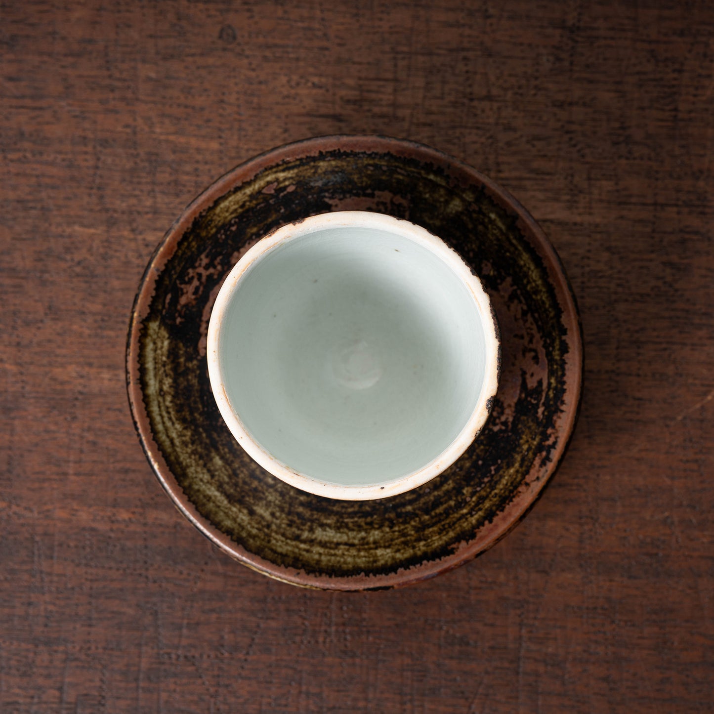 Joseon Dynasty Conical Shaped Bowl and Stand
