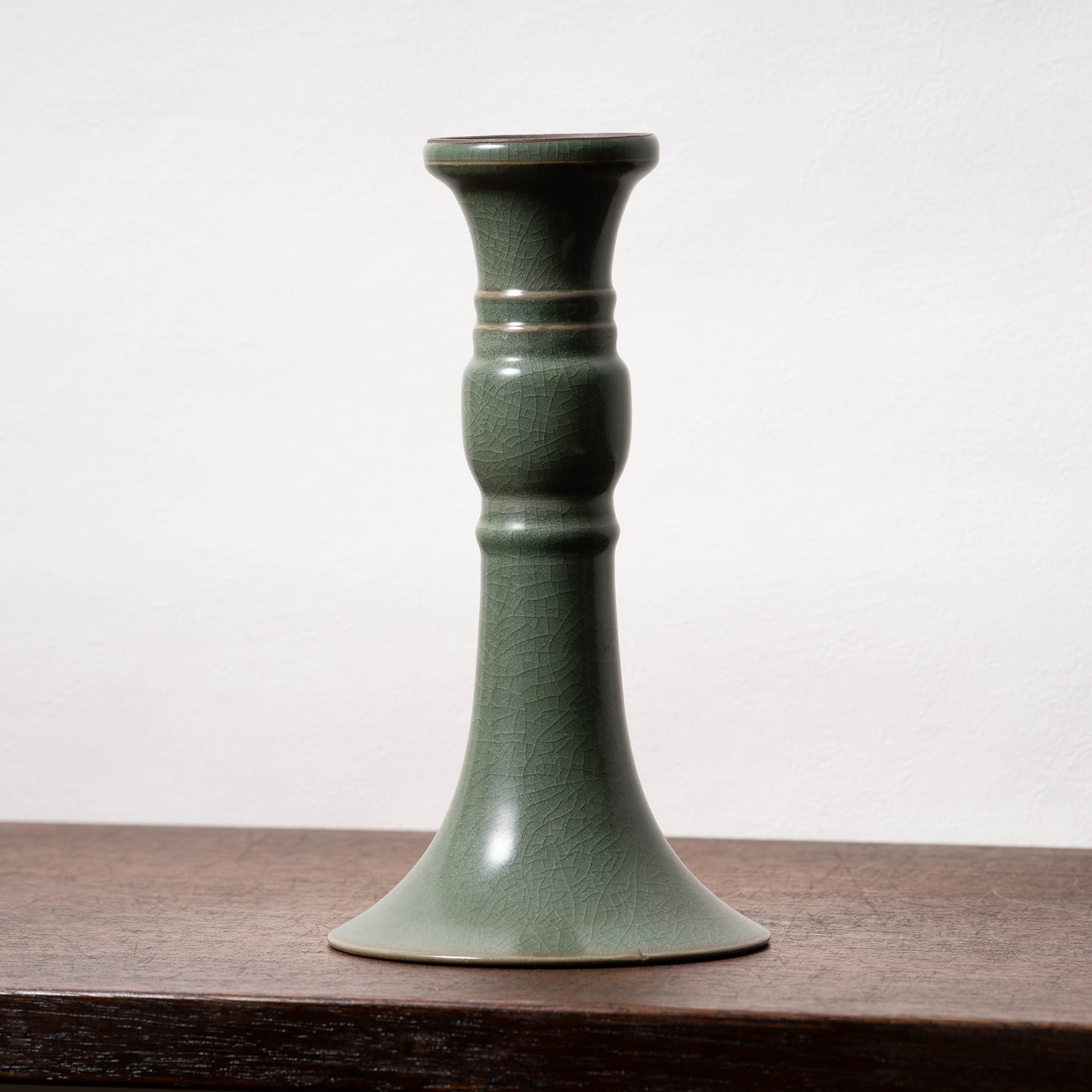 南宋官窯 青磁觚式瓶