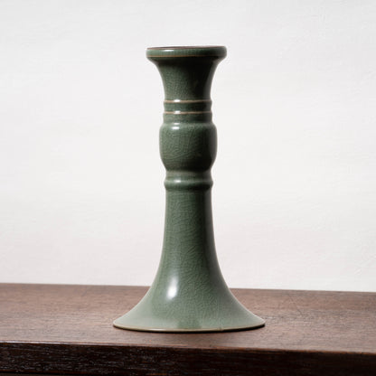 南宋官窯 青磁觚式瓶