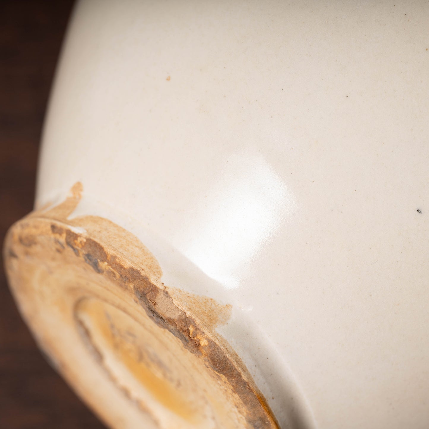 唐代 邢州窯 白磁盤口双耳瓶「大盈」銘