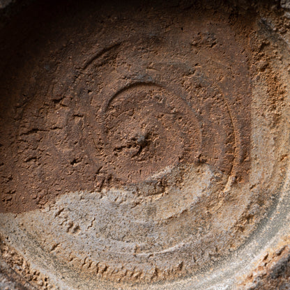 高麗 青磁象嵌草花文獣耳扁壺