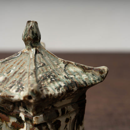 Goryeo Marbled Celadon House-Shaped Water Dropper
