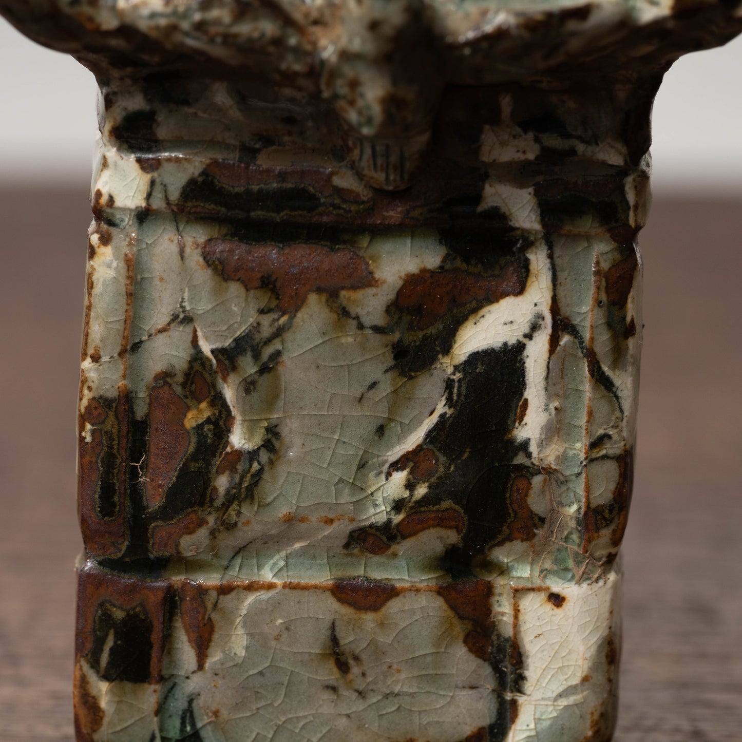 Goryeo Marbled Celadon House-Shaped Water Dropper
