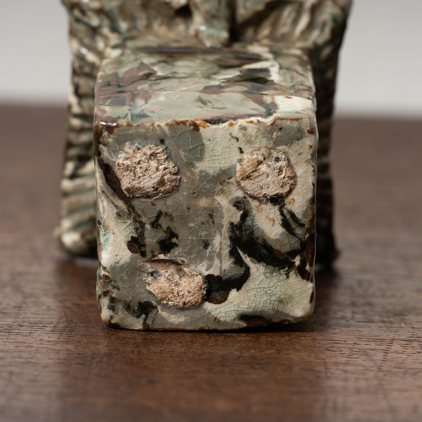 Goryeo Marbled Celadon House-Shaped Water Dropper