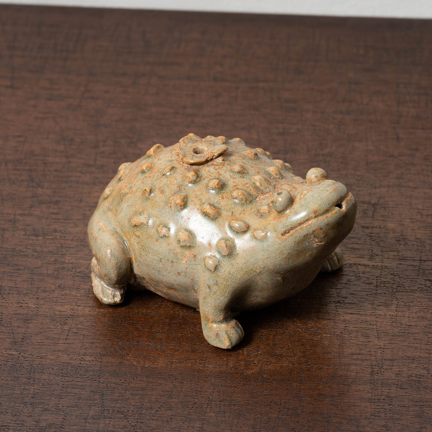 Goryeo Celadon Water Dropper in the form of a Toad