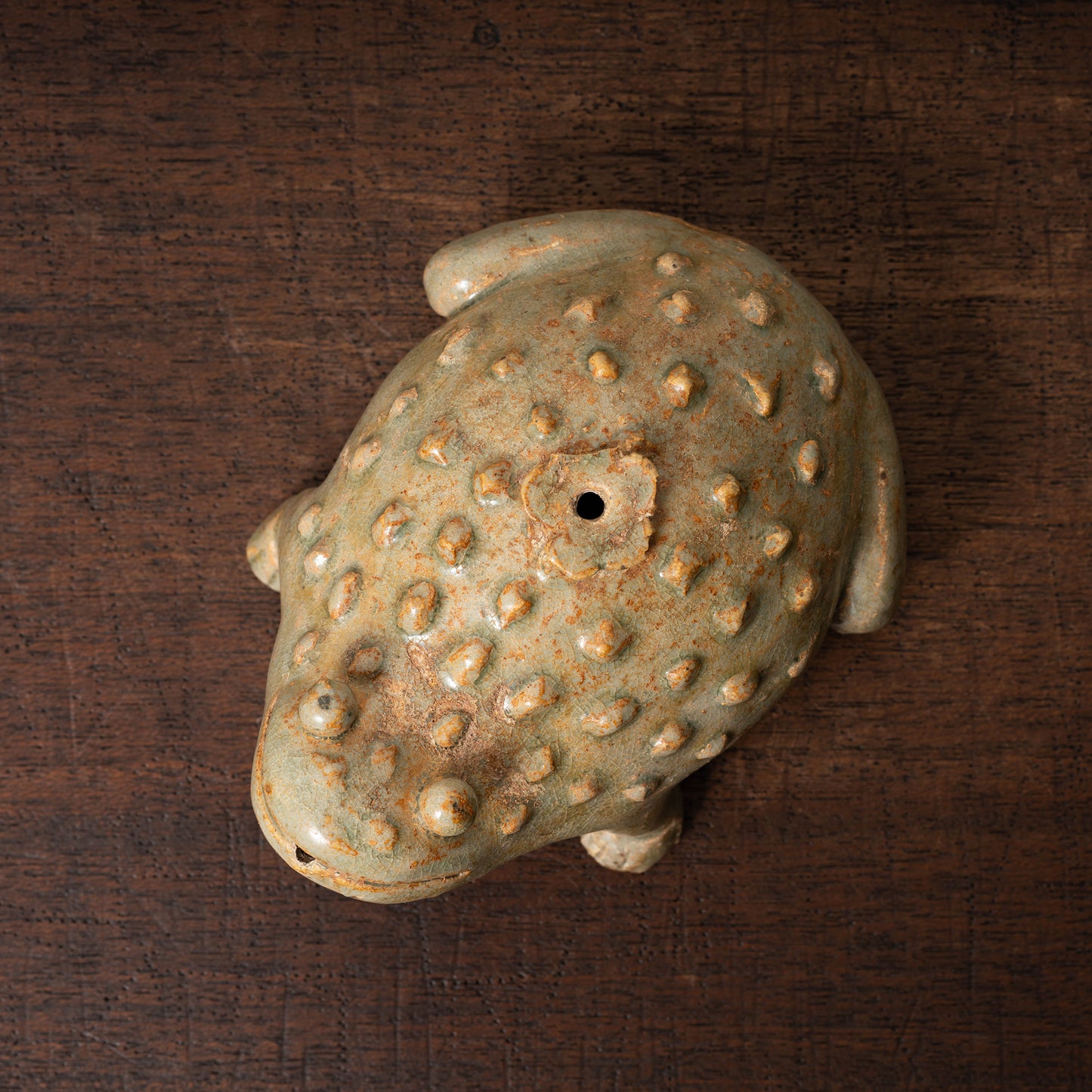 Goryeo Celadon Water Dropper in the form of a Toad