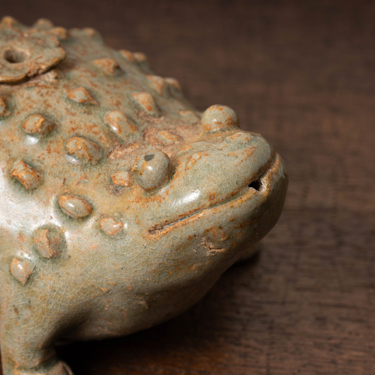 Goryeo Celadon Water Dropper in the form of a Toad