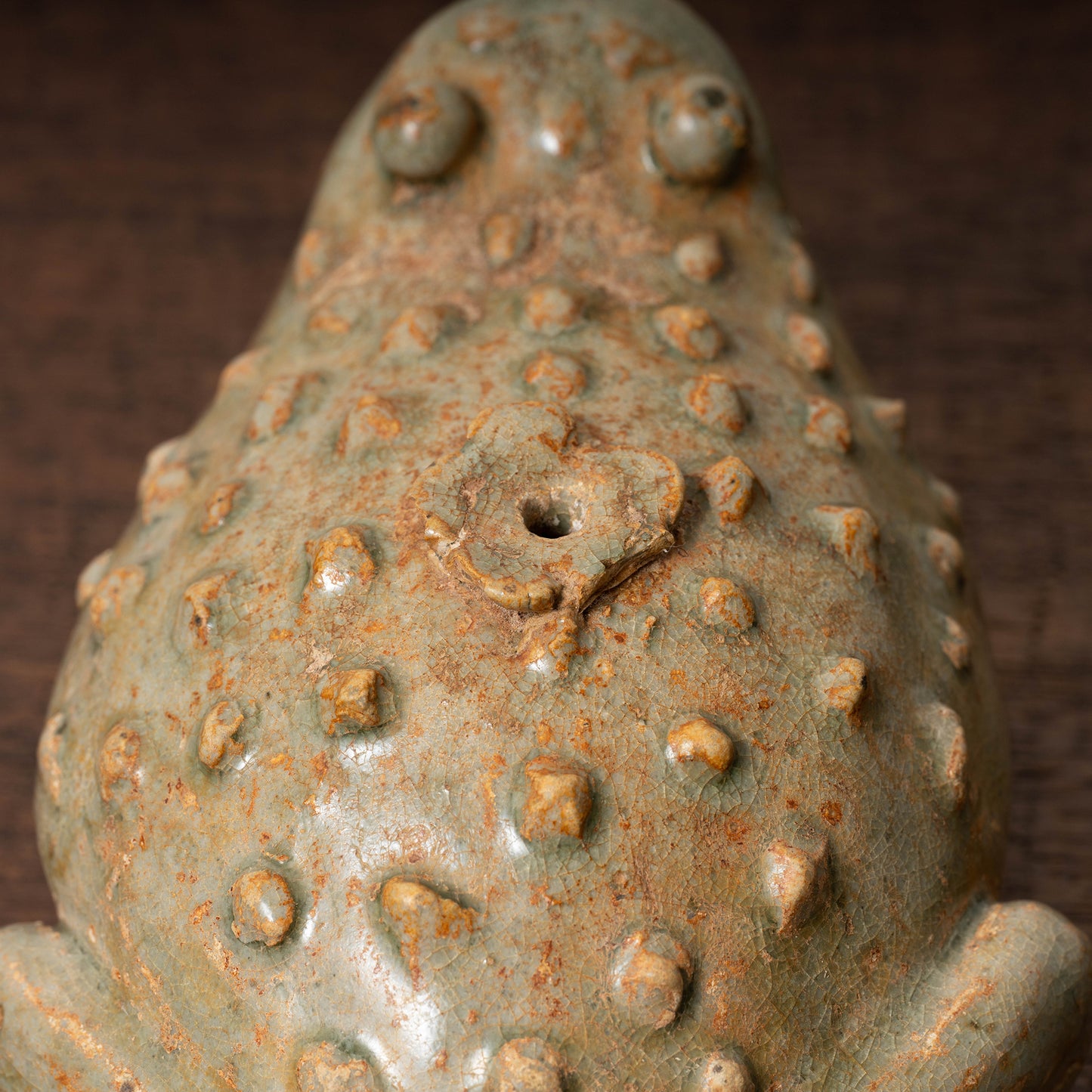 Goryeo Celadon Water Dropper in the form of a Toad