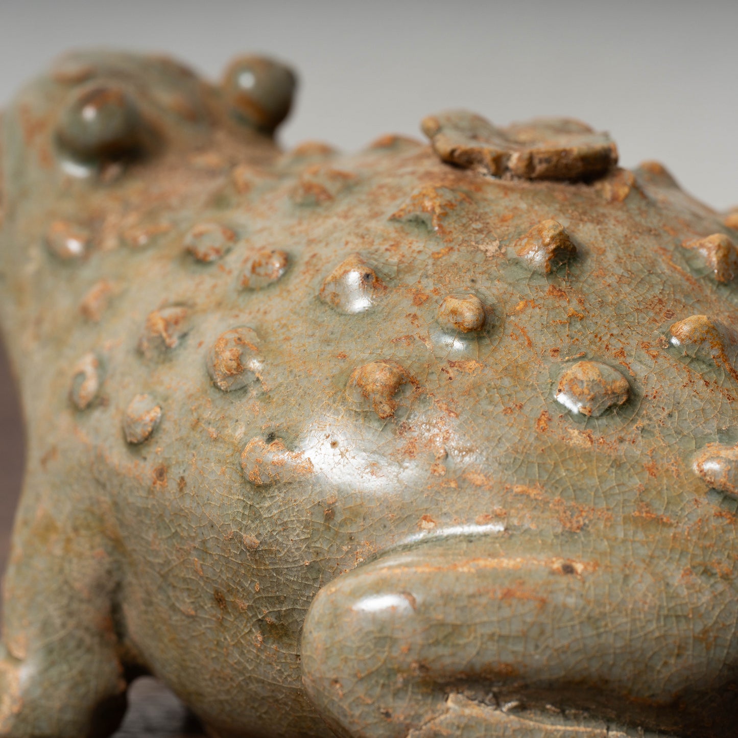 Goryeo Celadon Water Dropper in the form of a Toad