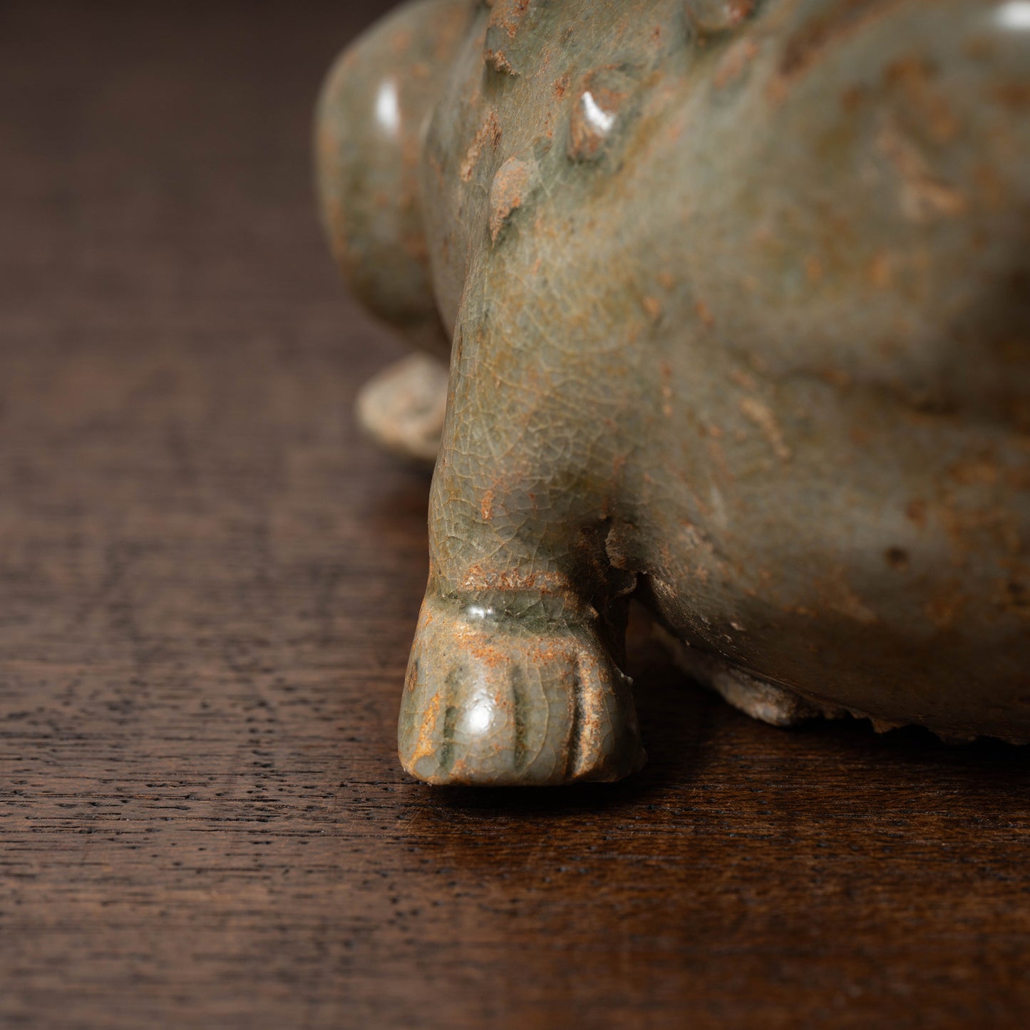 Goryeo Celadon Water Dropper in the form of a Toad