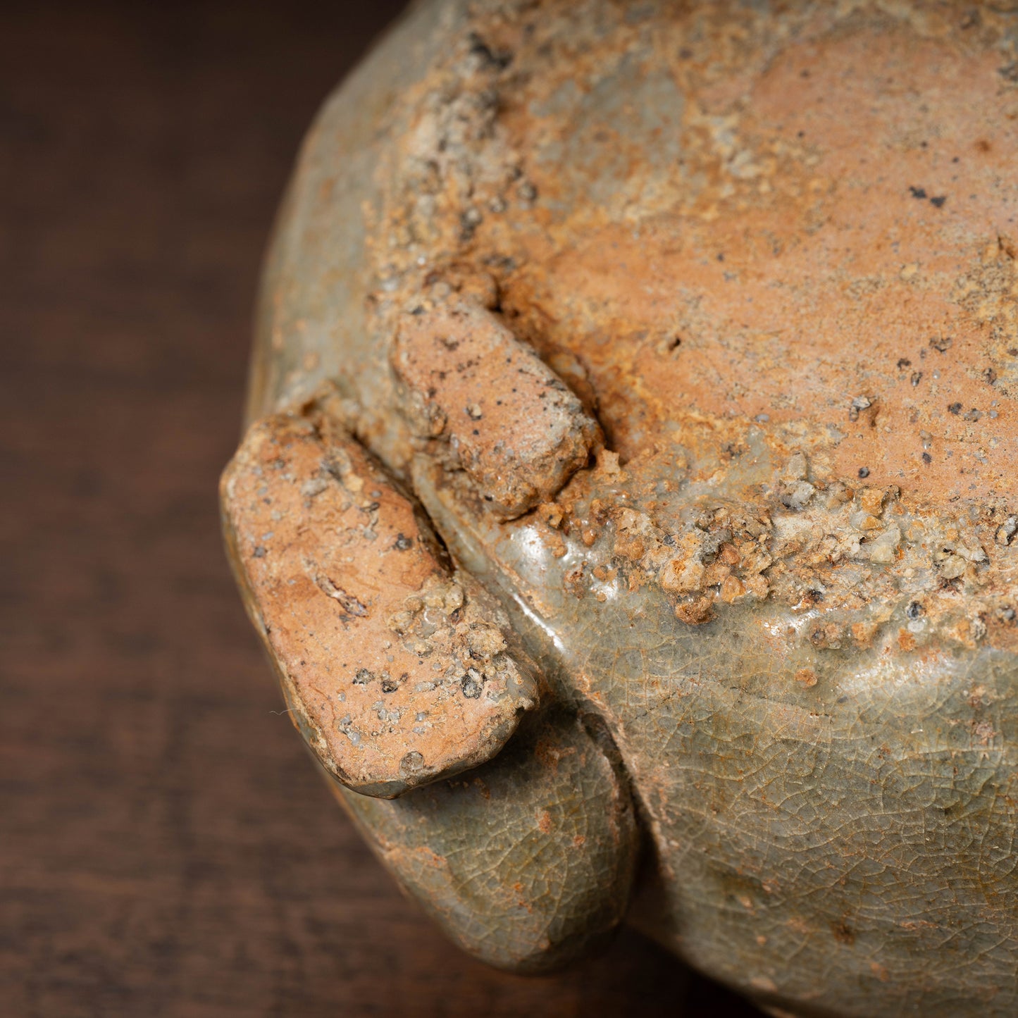 Goryeo Celadon Water Dropper in the form of a Toad