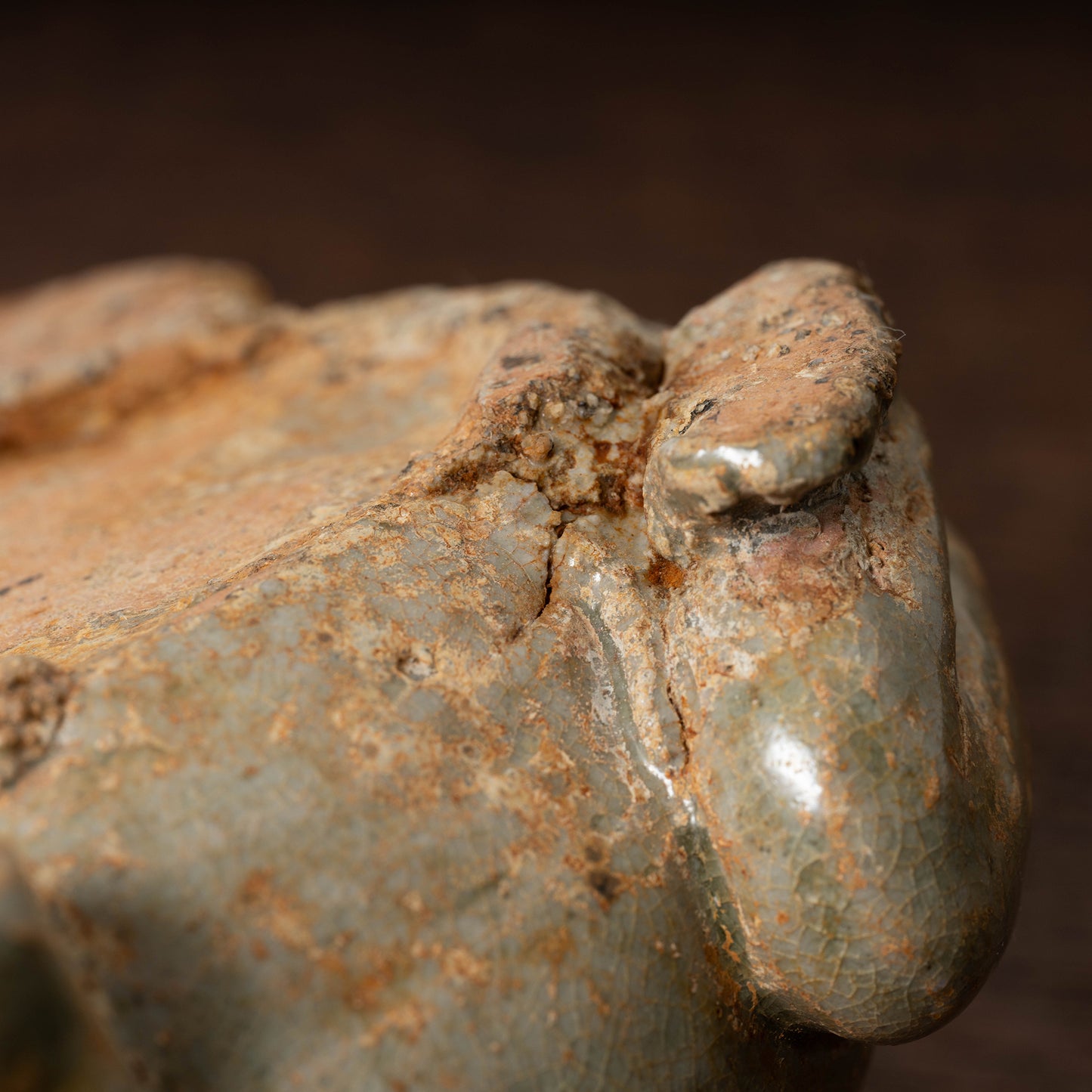 Goryeo Celadon Water Dropper in the form of a Toad