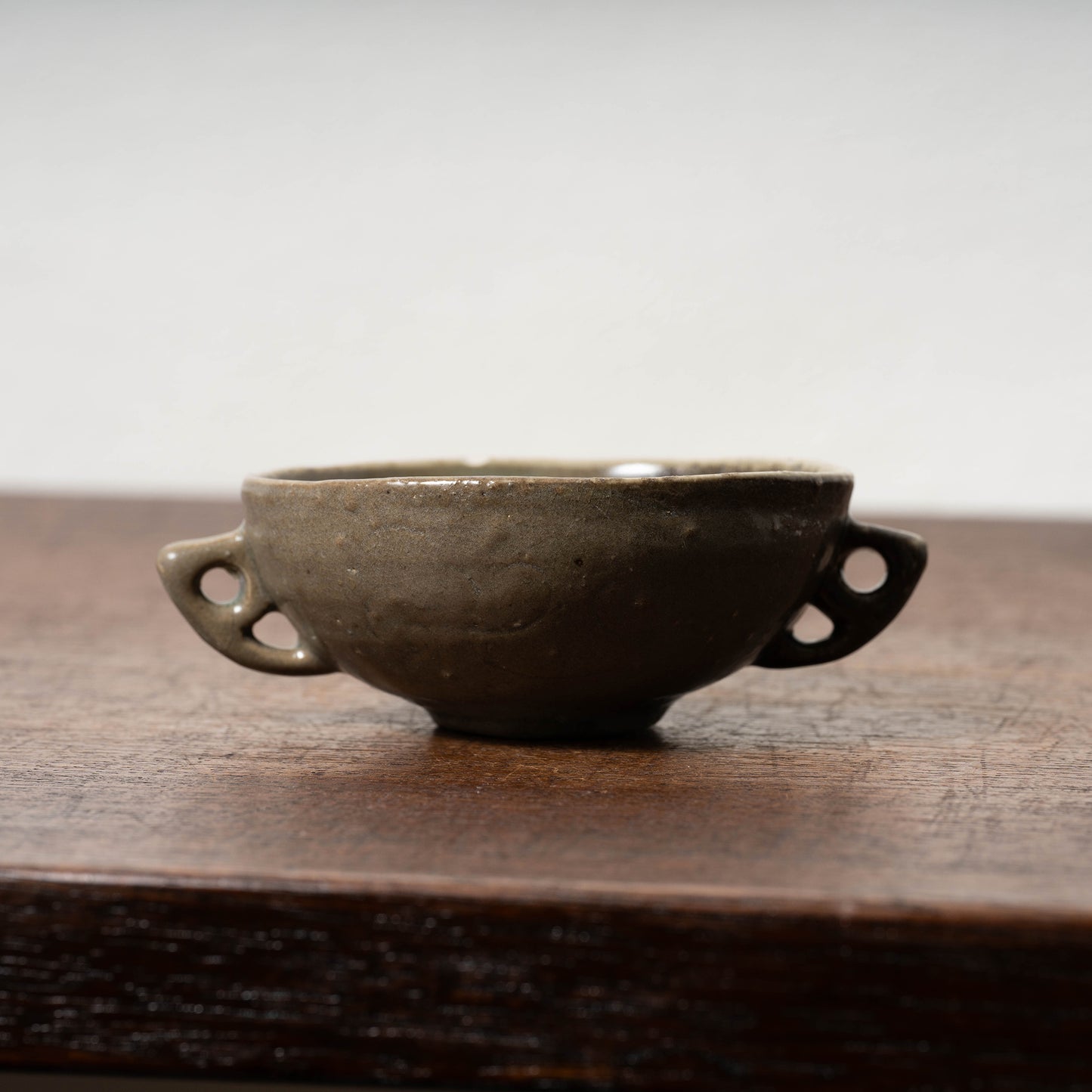 Goryeo Celadon Bowl with Incised Flower Design