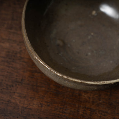 Goryeo Celadon Bowl with Incised Flower Design