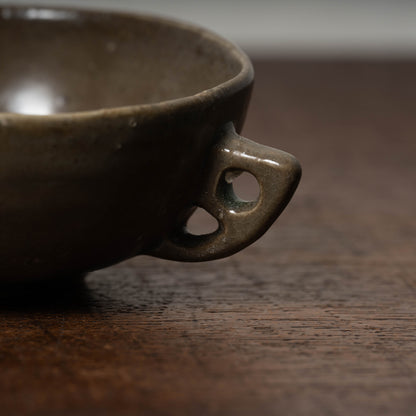 Goryeo Celadon Bowl with Incised Flower Design